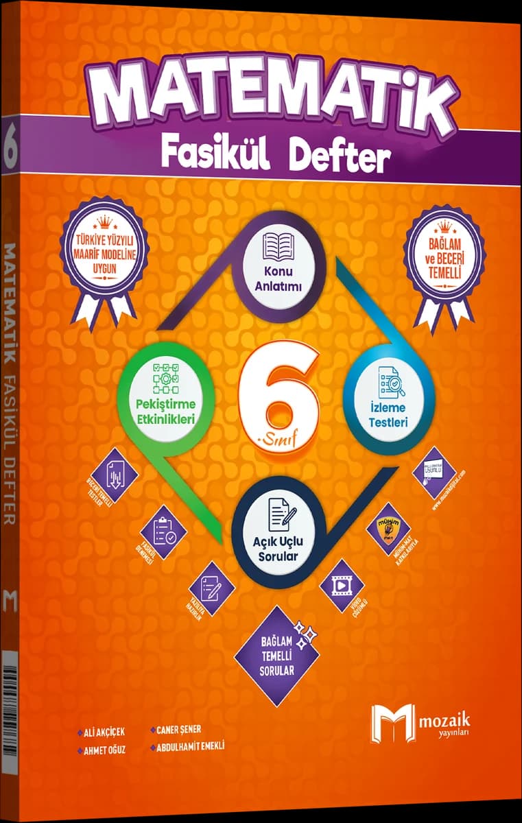Mozaik 6. Sınıf Matematik Fasikül Defter