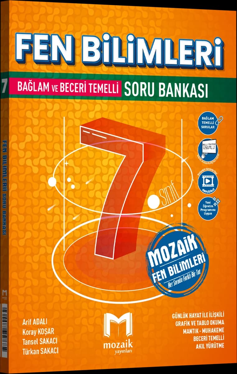 Mozaik 7. Sınıf Fen Bilimleri Soru Bankası